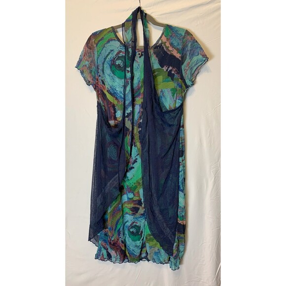 Mado et Les Autres dress (size small) ART YOU WEAR French design on mesh BOHO - Picture 7 of 14